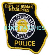 GEORGIA,GEORGIA REGIONAL HOSPITAL DEPARTMENT OF HUMAN RESOURCES POLICE 1 STATE SHAPED_wm
